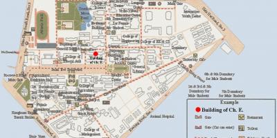 National taiwan university campus zemljevid
