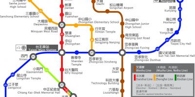 Thsr Taipei postaja zemljevid