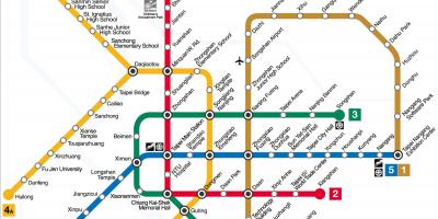 Metro zemljevid tajvan