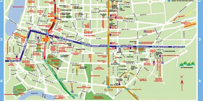 Taipei turistične točke zemljevid